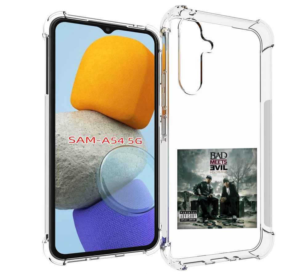 

Чехол MyPads Eminem BAD MEETS EVIL – HELL THE SEQUEL для Samsung Galaxy A54, Tocco