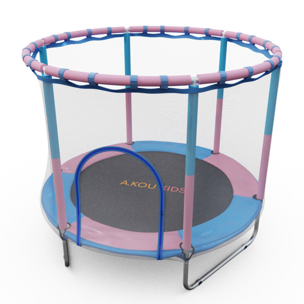 

Батут детский DFC A.KOU KIDS 55" (140 см) с сеткой, Розовый;голубой
