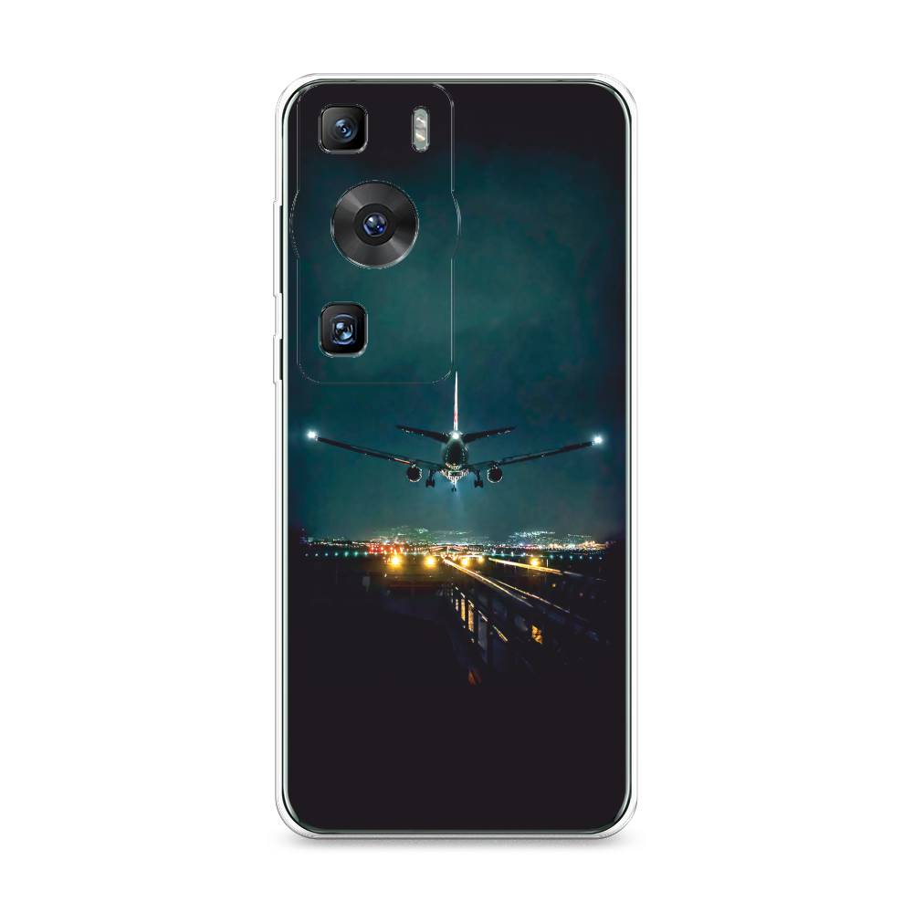 

Силиконовый чехол "Ночной рейс" на Huawei P60, Черный;желтый;прозрачный;синий