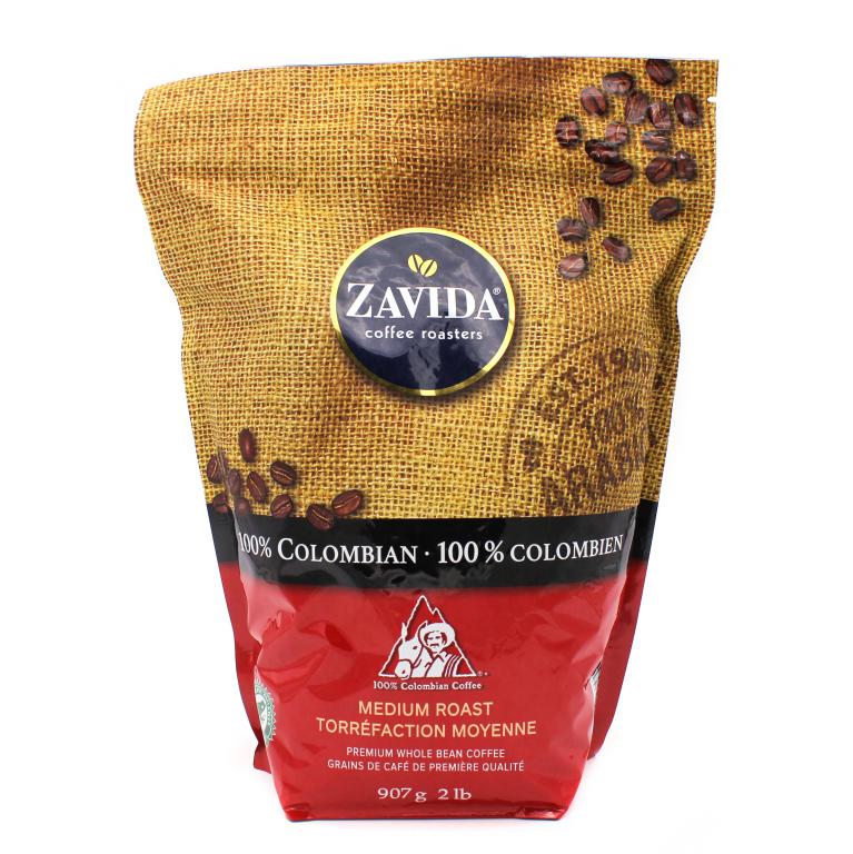 

Кофе в зернах Zavida 100% Colombian 907 гр.