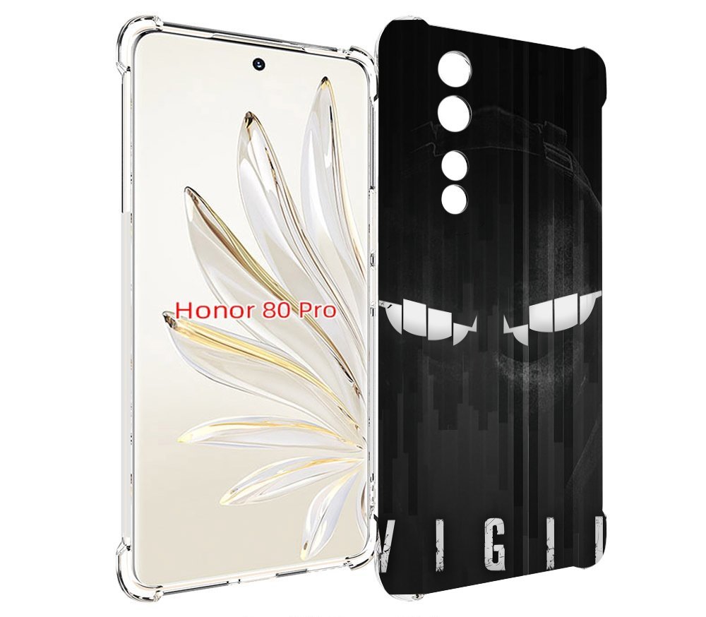 

Чехол MyPads глаза-в-ночи для Honor 80 Pro, Прозрачный, Tocco