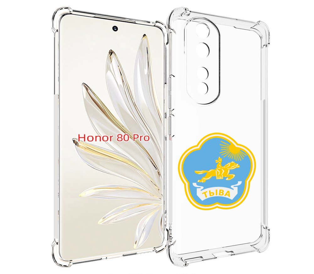 

Чехол MyPads герб-тыва-кызыл для Honor 80 Pro, Прозрачный, Tocco