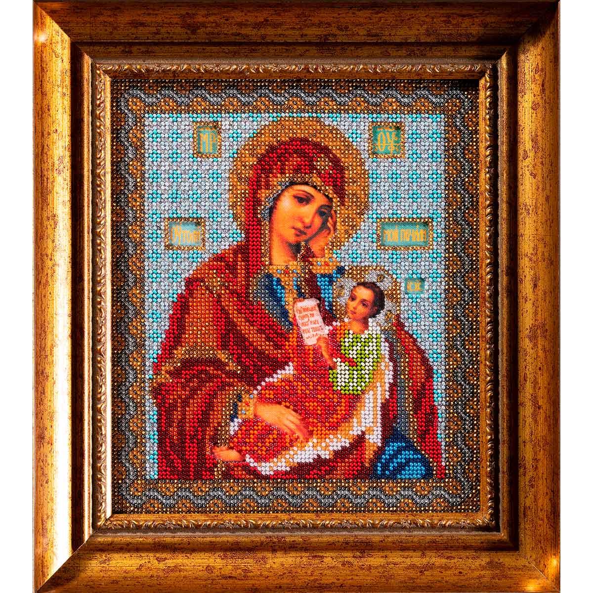 

Вышивка бисером Кроше Утоли Мои Печали20x24 см