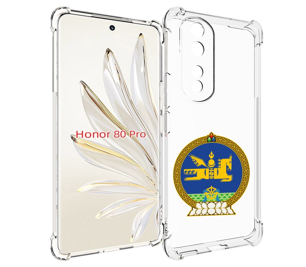 

Чехол MyPads герб-монголия для Honor 80 Pro, Прозрачный, Tocco