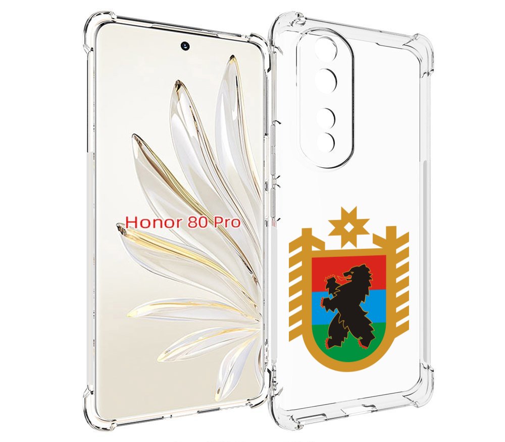 

Чехол MyPads герб-карелия-петрозаводск для Honor 80 Pro, Прозрачный, Tocco