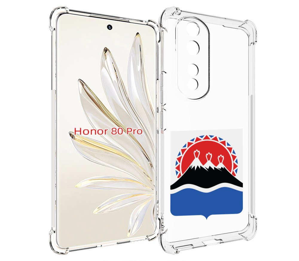 

Чехол MyPads герб-камчатскии-краи для Honor 80 Pro, Прозрачный, Tocco