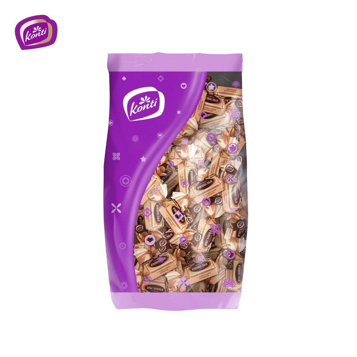 

Конфеты Konti Ришелье с вафельной крошкой, 1000 г