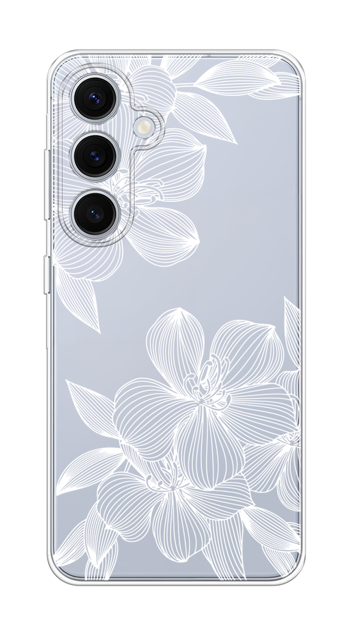 

Чехол на Samsung Galaxy S24 FE 5G "Крокус", Белый;прозрачный, 2109950-1