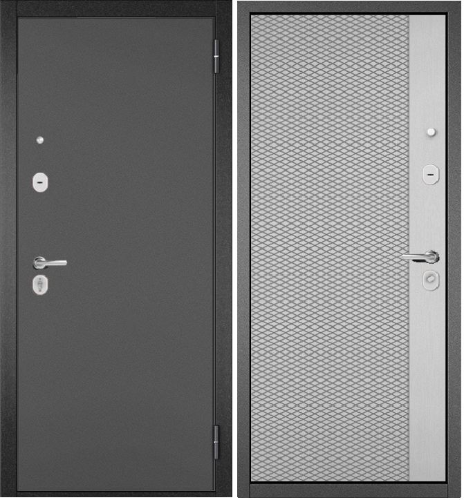 

Двери Mastino TRUST ECO 159 Антрацит букле - Светло-серый, TRUST ECO 159 Антрацит букле - Светло-серый