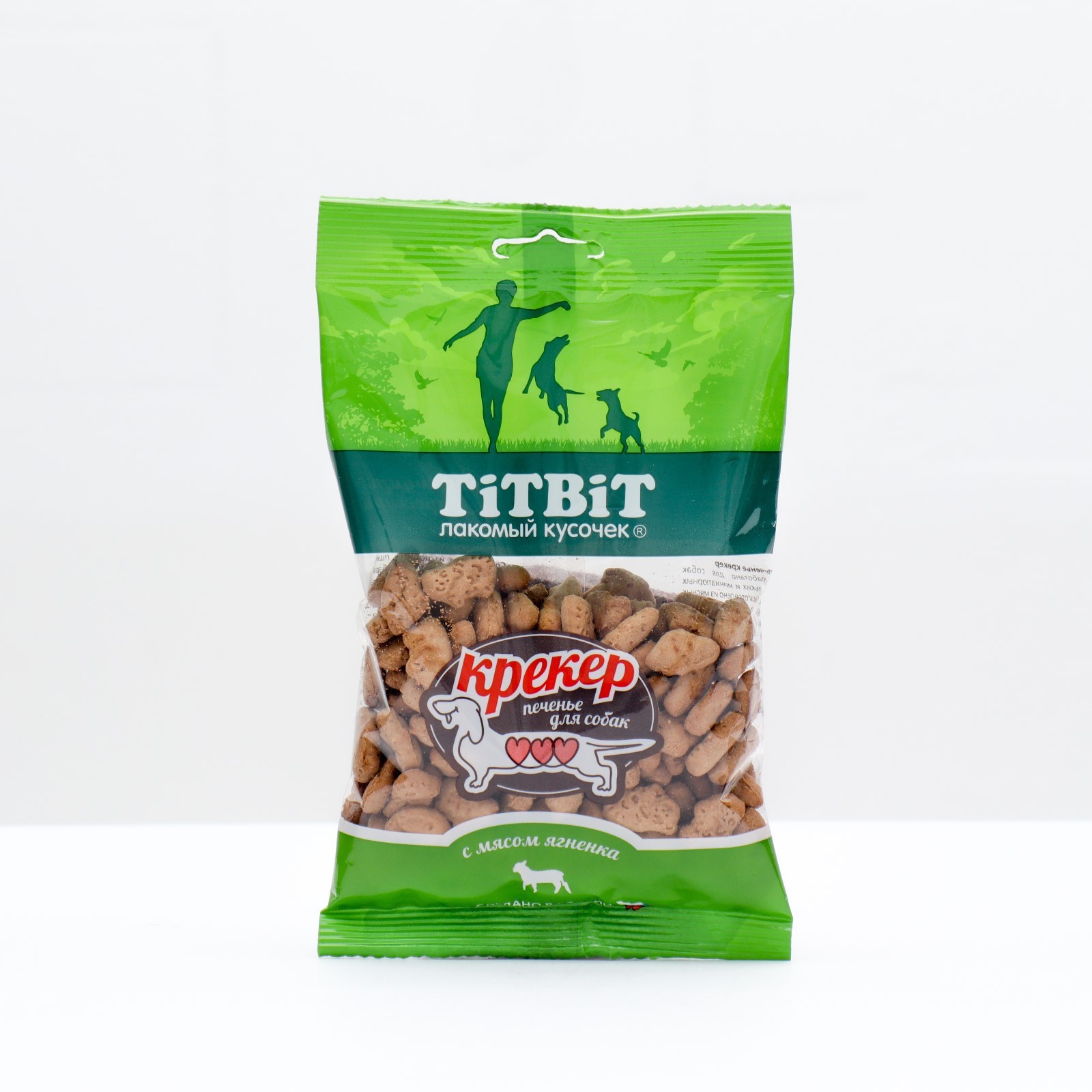 

Лакомство для собак Titbit Крекер с мясом ягненка 100 г