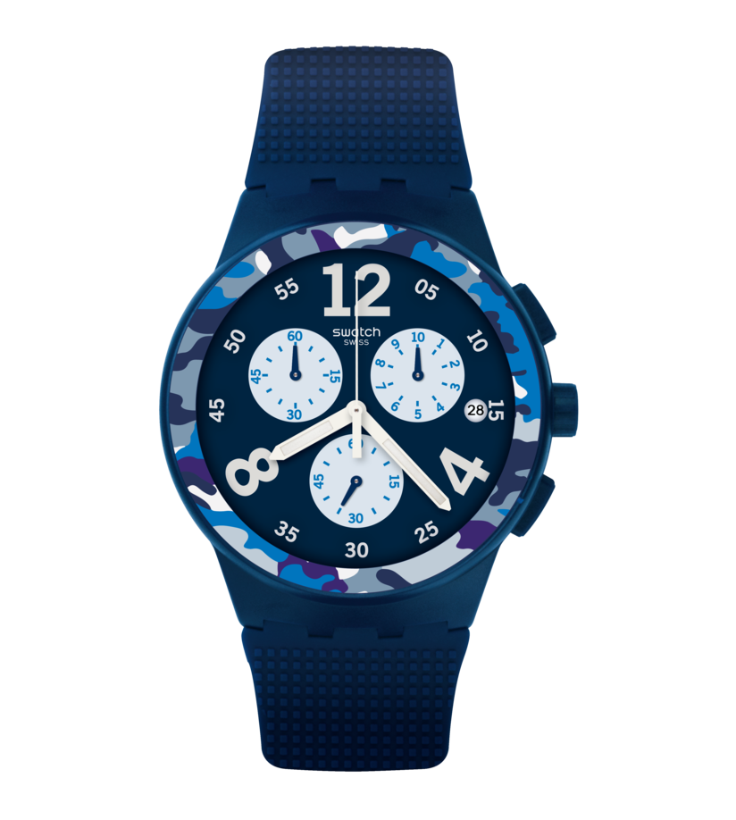 Наручные часы мужские Swatch SUSN414 синие