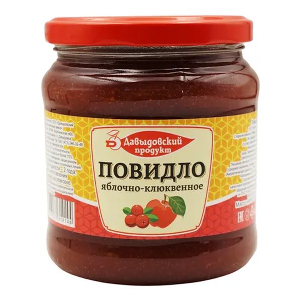 

Повидло Давыдовский продукт яблочно-клюквенное 570 г