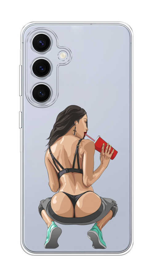 

Чехол на Samsung Galaxy S24 FE 5G "Сочные булочки", Бежевый;красный;черный, 2109950-1