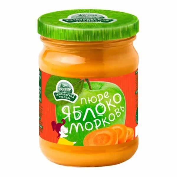 

Пюре Семилукская трапеза яблоко-морковь 260 г
