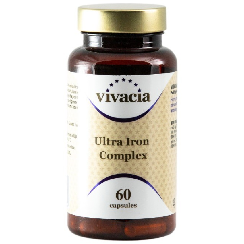 Железо, витамины и минералы капс 60 шт Vivacia Вивация Ultra Iron Complex