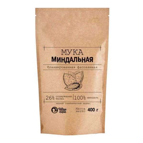 

Мука миндальная 400 г), Мука миндальная