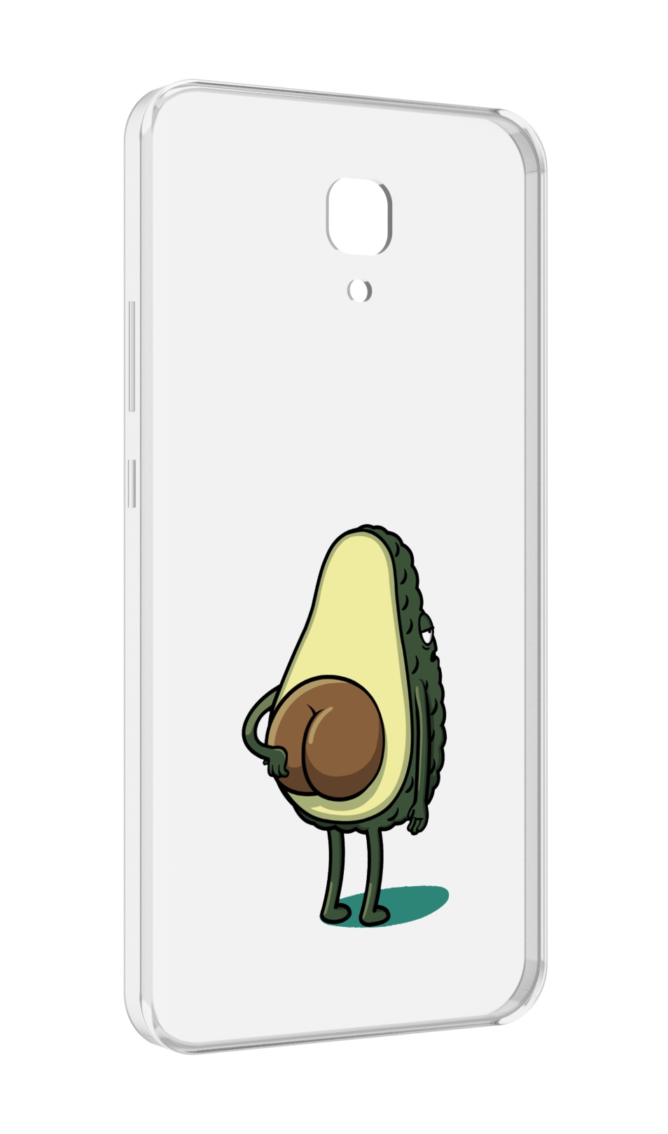 

Чехол MyPads смешной авокадо сзади для Meizu M5 Note, Прозрачный, Tocco
