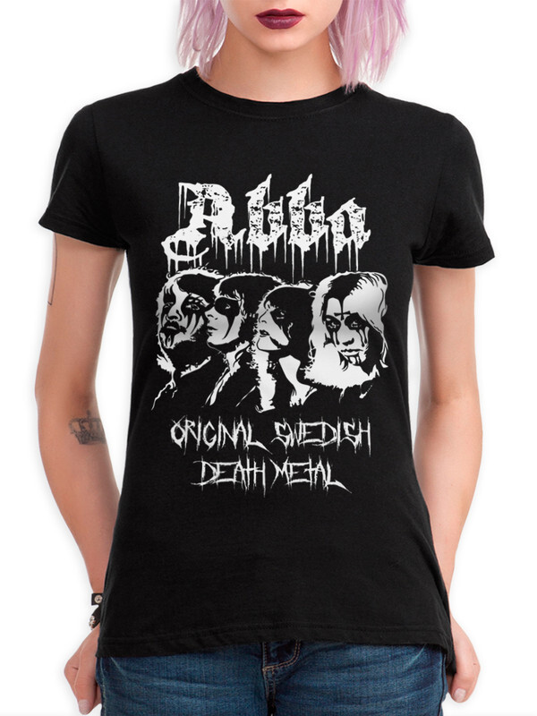 

Футболка женская Dream Shirts ABBA - Death Metal ABA-385028-1 черная S, Черный, ABBA - Death Metal ABA-385028-1