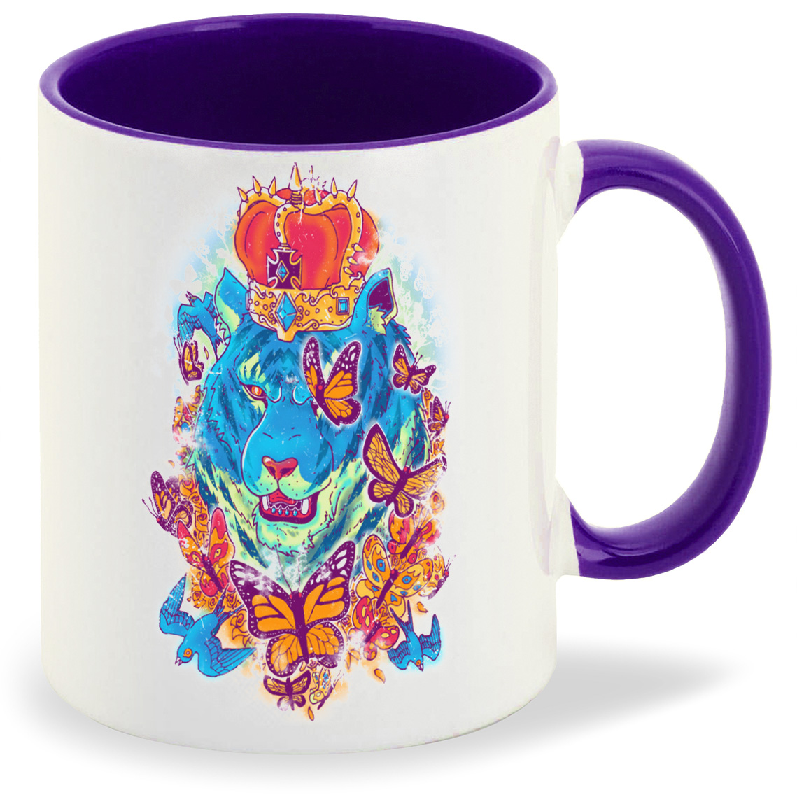 

Кружка CoolPodarok Медведь с короной бабочки