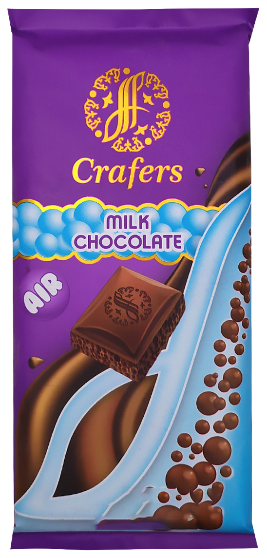 

Шоколад Crafers Air Milk chocolate молочный пористый 90 г