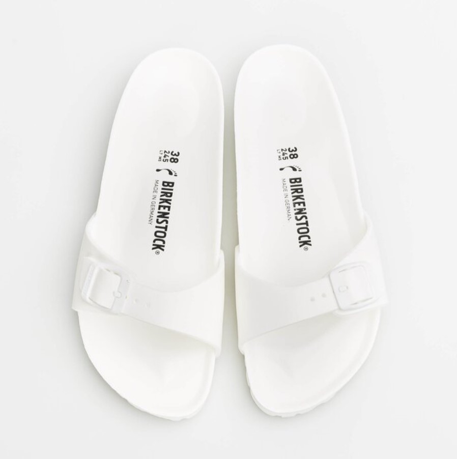 Шлепанцы женские Birkenstock 128183 белые 36 RU 8390₽