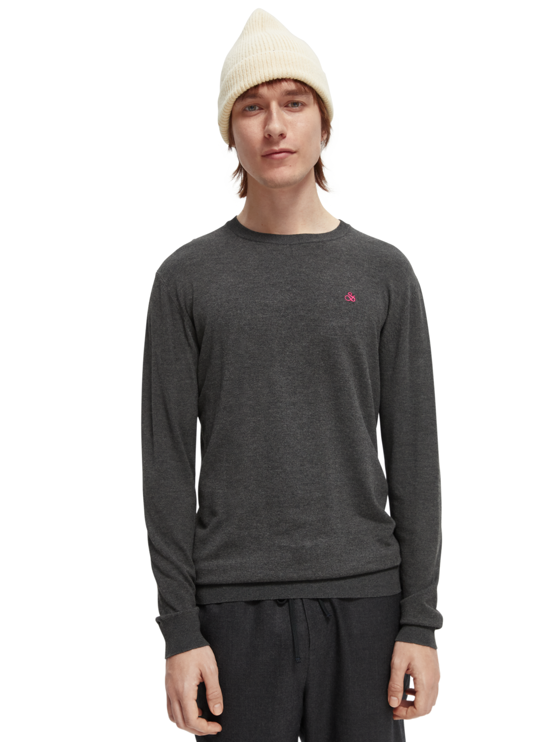 Джемпер мужской Scotch & Soda 167245/0810 серый 2XL