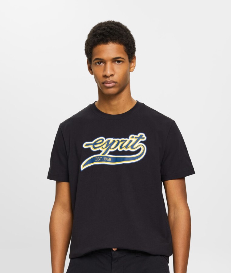 Футболка мужская Esprit 112EE2K316 черная S 2990₽