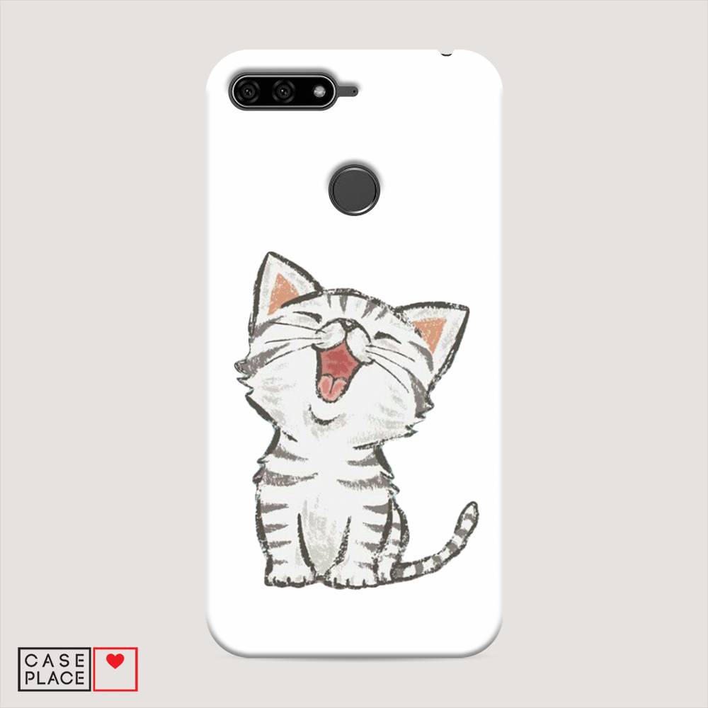

Чехол Awog "Котенок рисованный" для Honor 7C, 64520-1