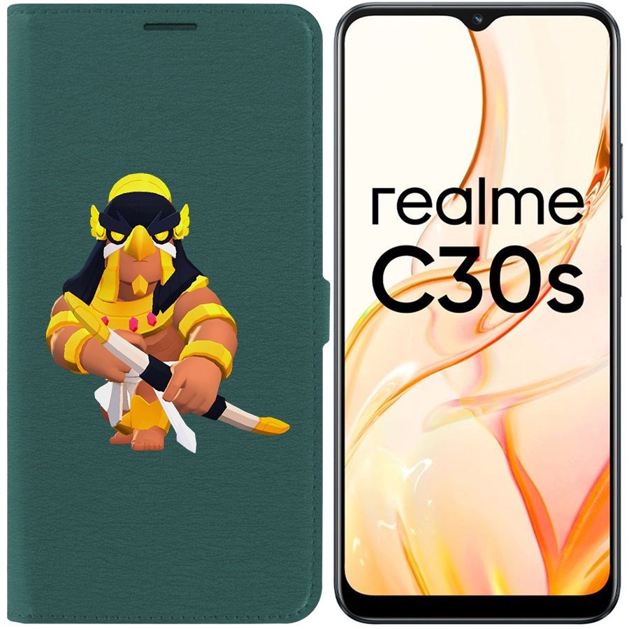 

Чехол-книжка Eco Book для Realme C30s Brawl Stars-Бо Хорус