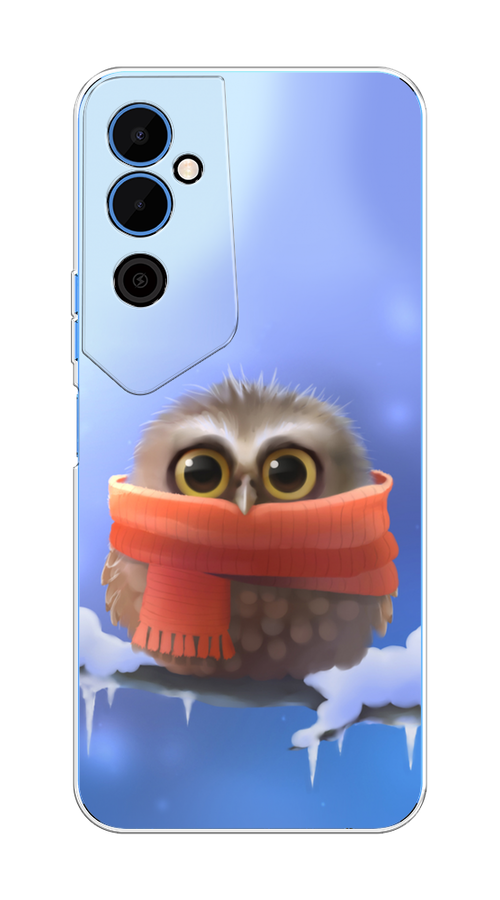 

Чехол на Tecno Pova Neo 2 "Совенок в шарфе", Синий;серый;коричневый;красный, 302450-1