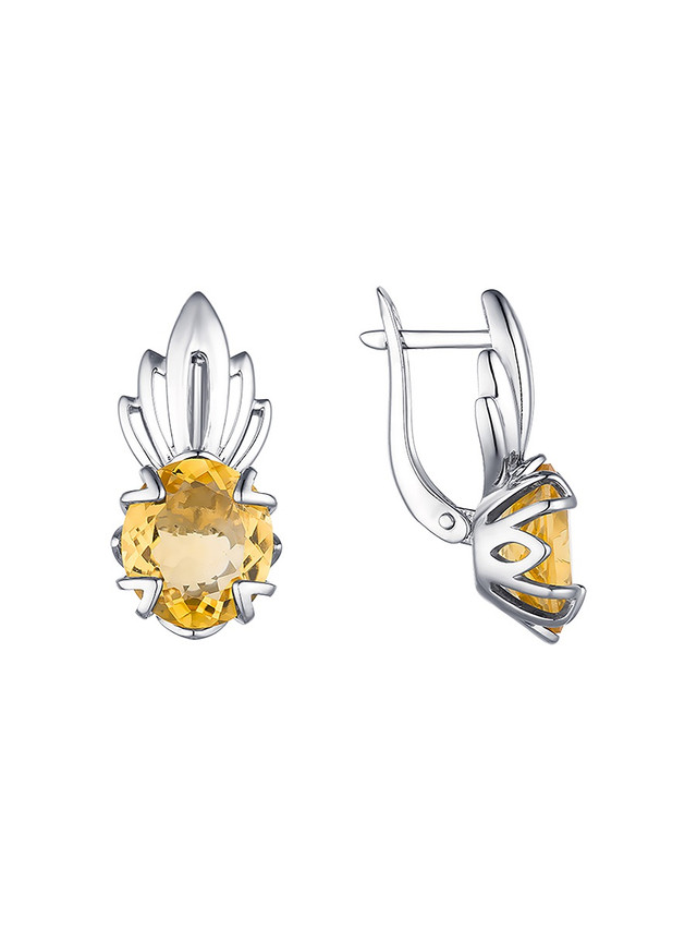

Серьги из серебра с цитрином VG 204171-007-0019, 204171-007-0019