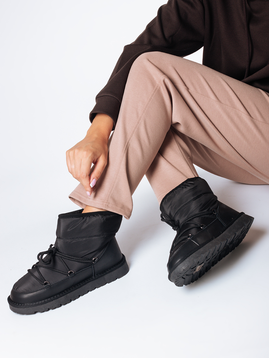 

Дутики женские Color Me 2201-81-A black черные 36 RU, Черный, 2201-81-A black