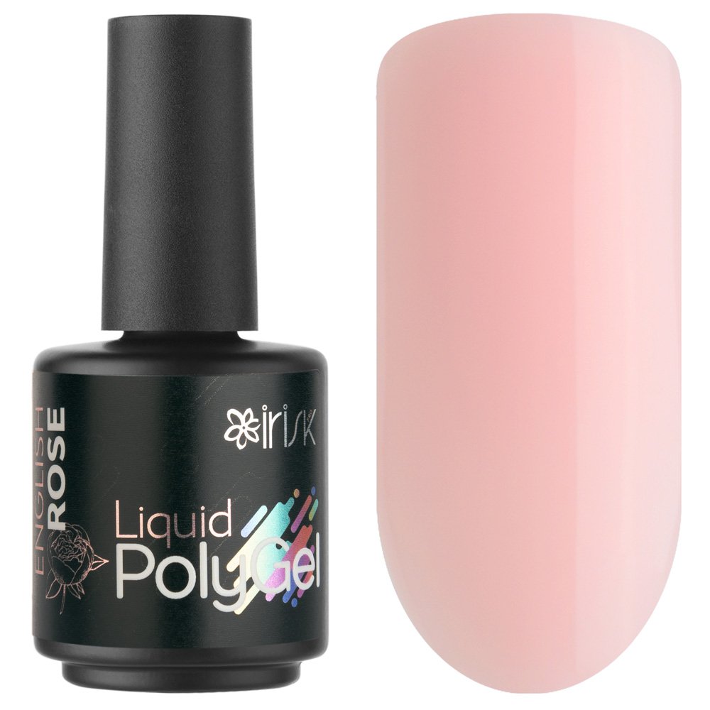 Жидкий полигель Liquid PolyGel, 10мл IRISK 17 English Rose NEW