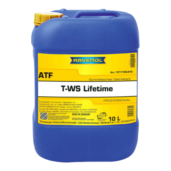 

Трансмиссионное масло RAVENOL 121110601001999 ATF T-WS Lifetime