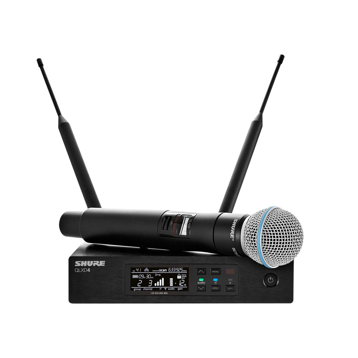 

Радиосистема Shure QLXD4/beta58A, QLXD4/beta58A