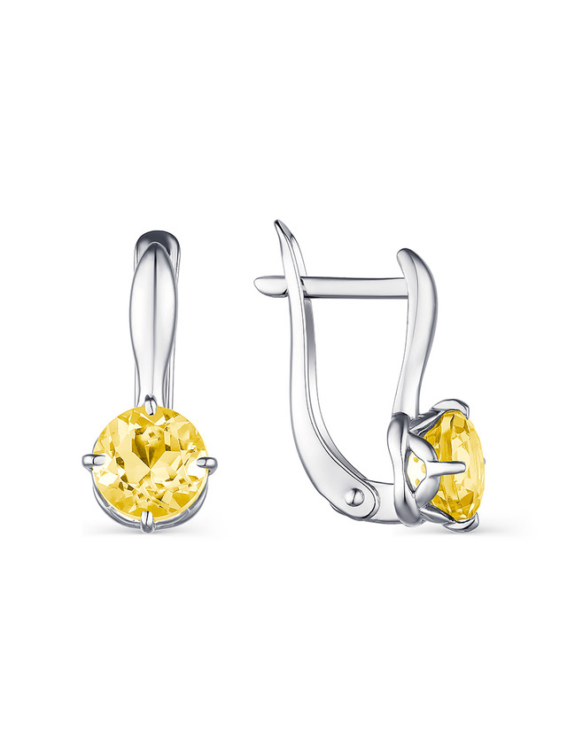 

Серьги из серебра с цитрином VG 204011-007-0019, 204011-007-0019