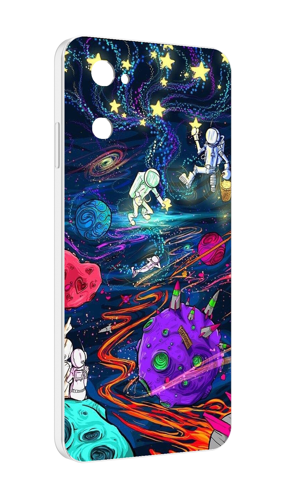 

Чехол MyPads красочный космос для UleFone Note 12 / Note 12P, Прозрачный, Tocco