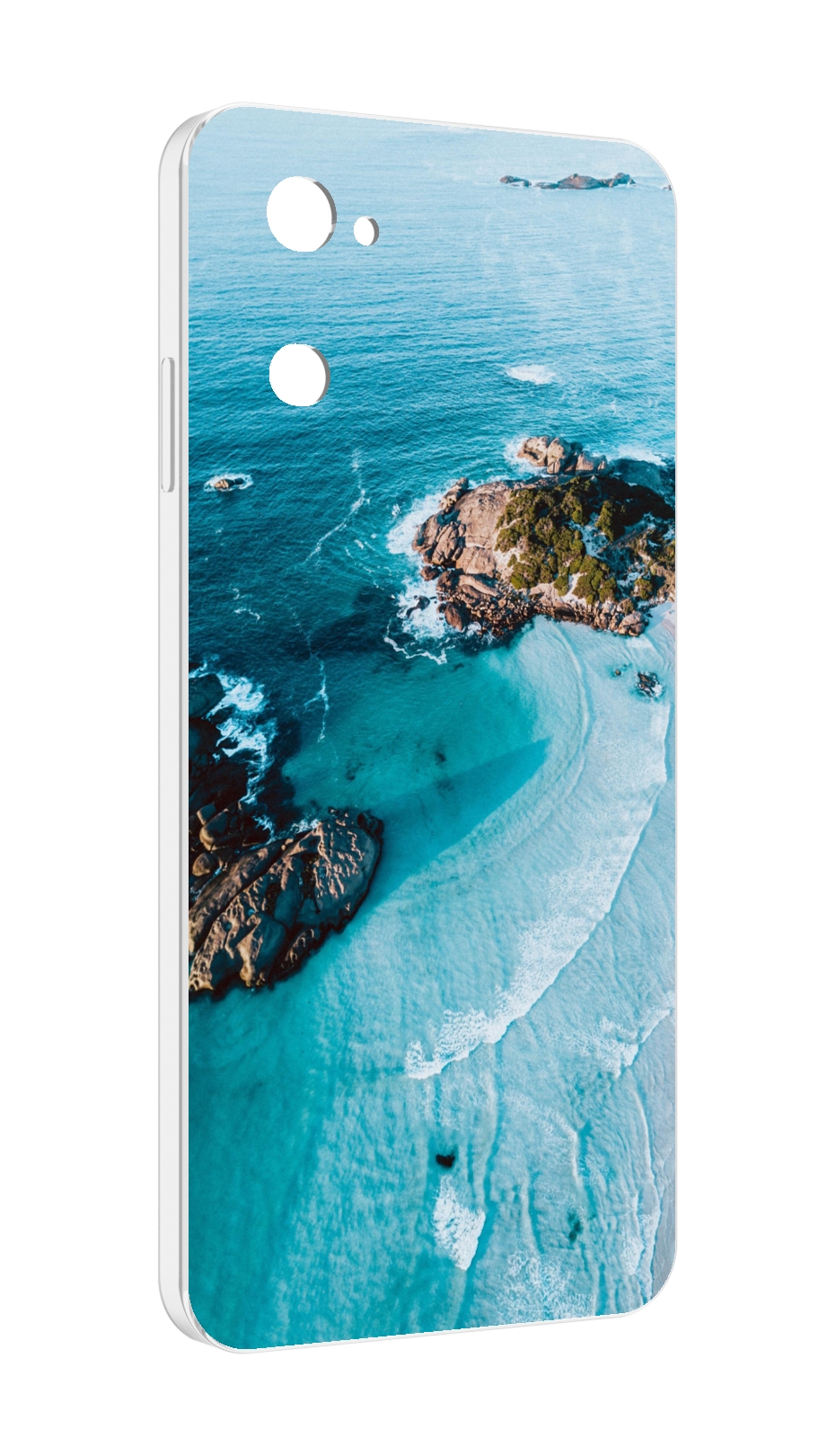 

Чехол MyPads красивый голубой залив для UleFone Note 12 / Note 12P, Прозрачный, Tocco