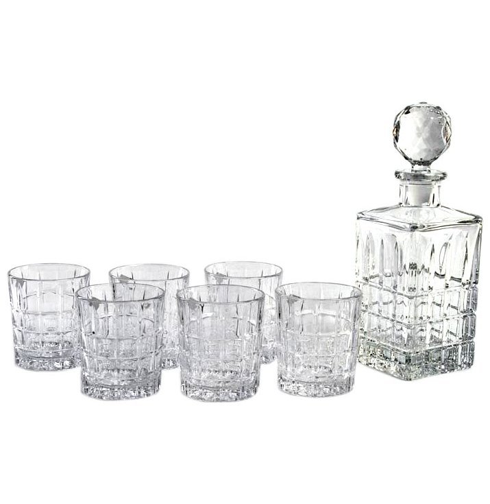 Набор для виски 7 предметов Aurum Crystal 