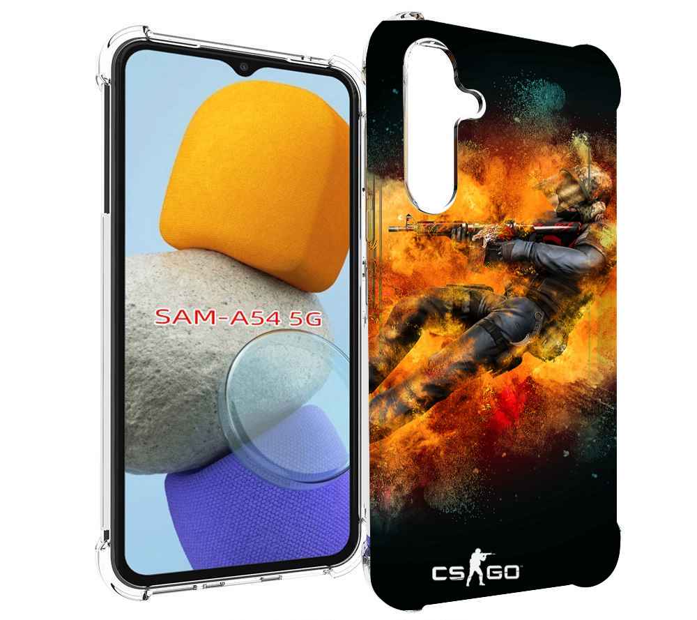 

Чехол MyPads CS-go Контр-террорист для Samsung Galaxy A54, Tocco