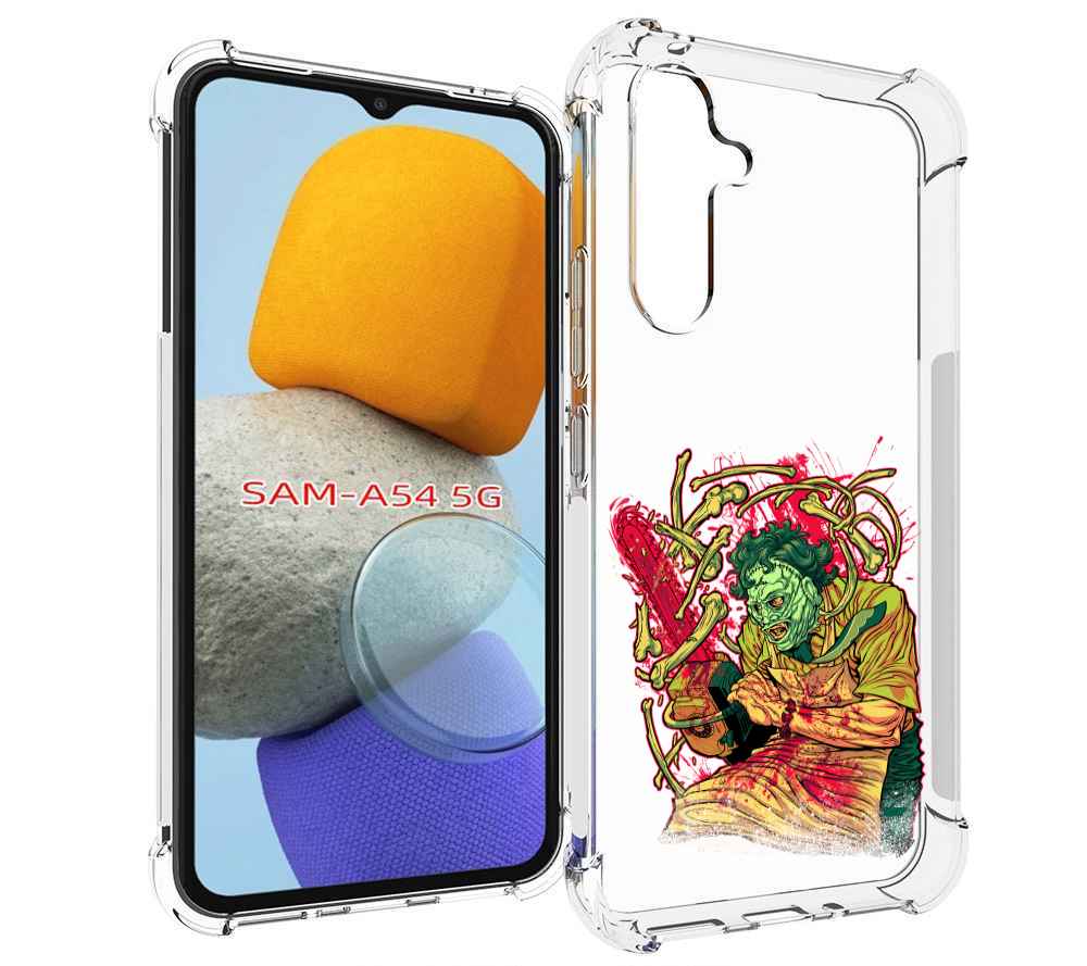 

Чехол MyPads яркий мясник для Samsung Galaxy A54, Tocco