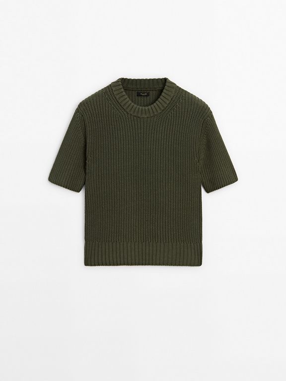 

Джемпер женский Massimo Dutti 5627/527 хаки S, 5627/527