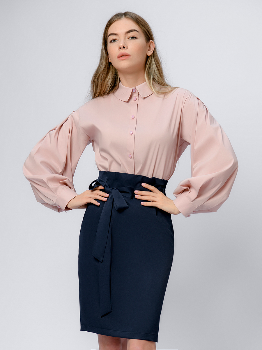 

Блуза женская 1001dress 0102815PK розовая 48, Розовый, 0102815PK