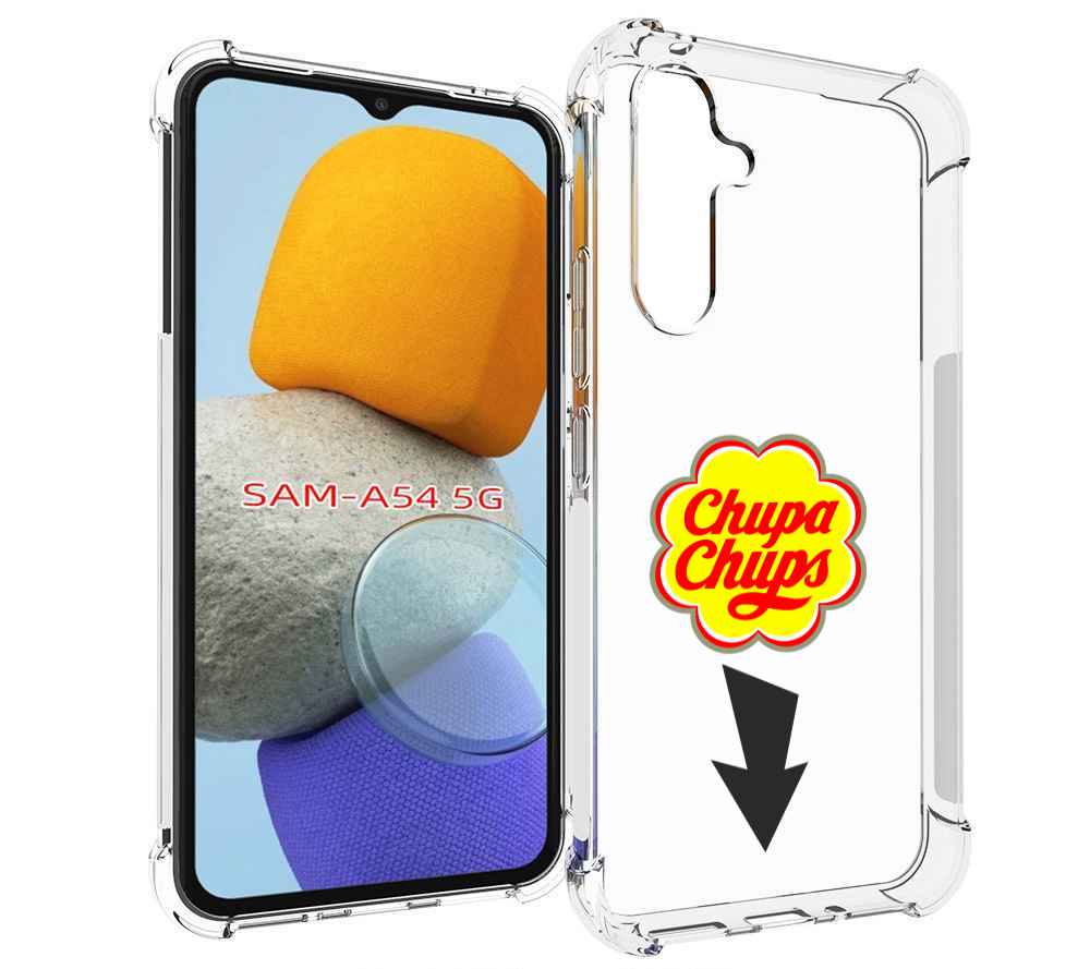 

Чехол MyPads чупа чупс для Samsung Galaxy A54, Tocco