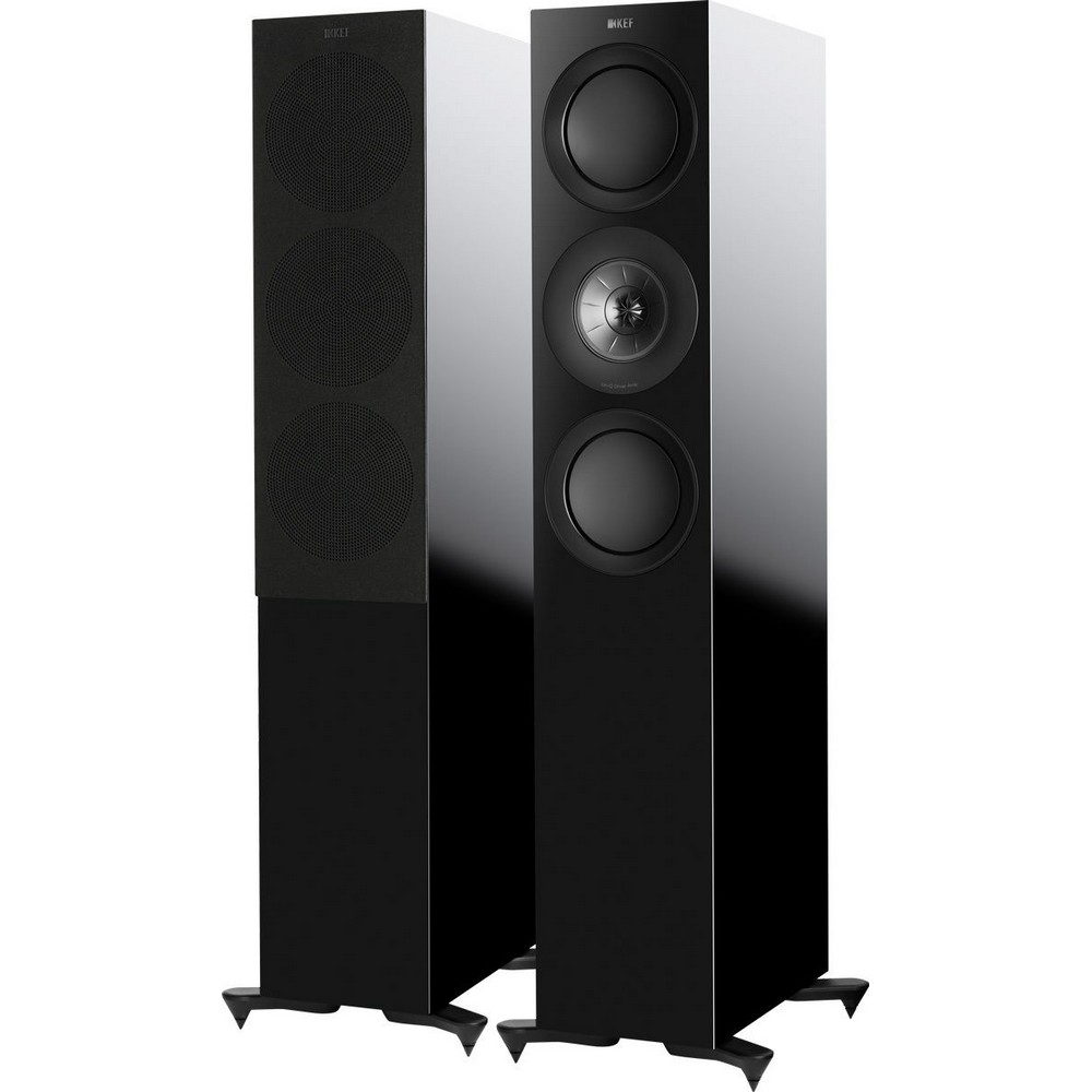 фото Напольные колонки kef r7 gloss black