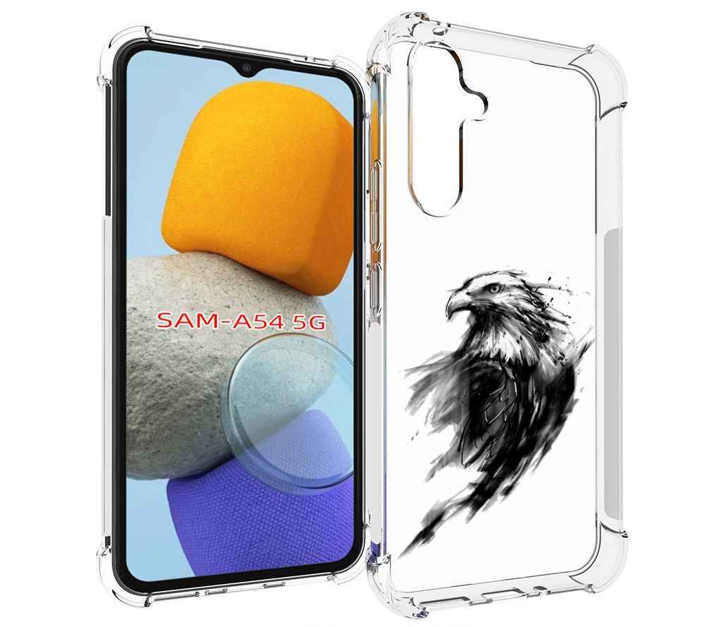 

Чехол MyPads чб птица для Samsung Galaxy A54, Tocco