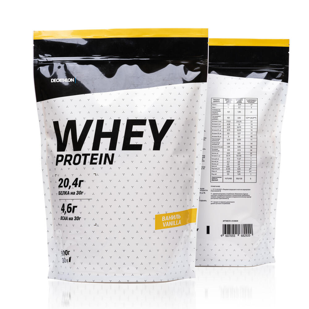 Протеин Decathlon Whey Protein 900гр ванильный