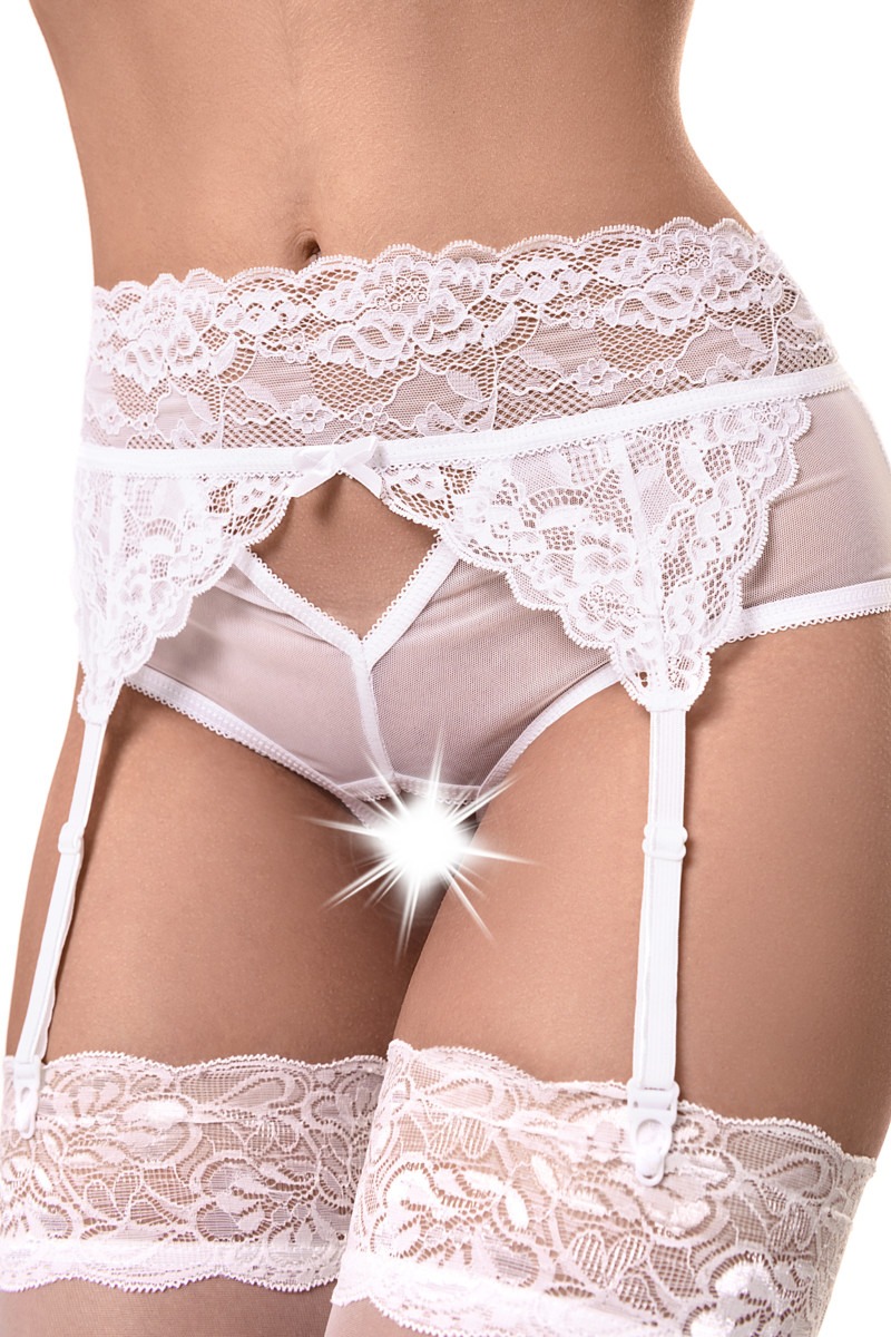 

Трусики-пояс Erolanta Iveta контактные, белые, L XL, Белый
