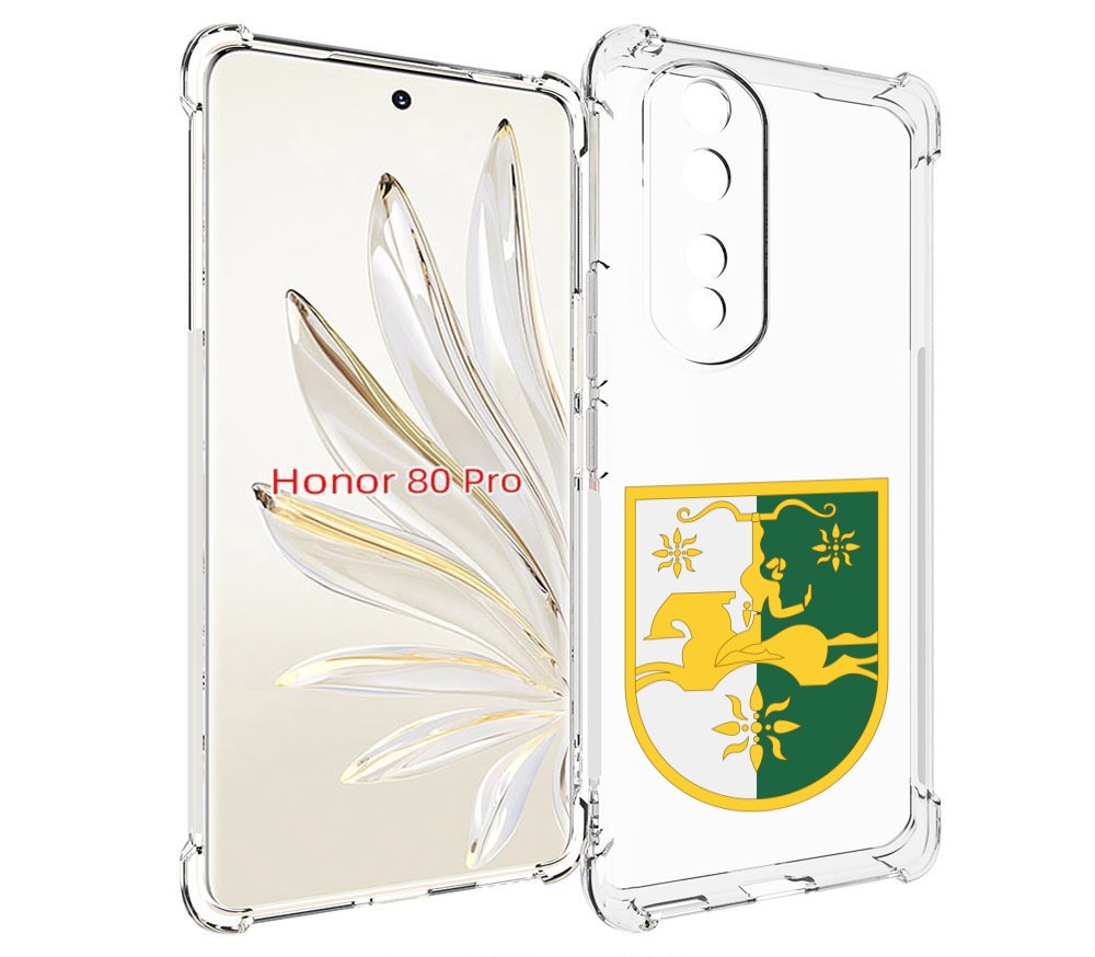 

Чехол MyPads герб-абхазии для Honor 80 Pro, Прозрачный, Tocco