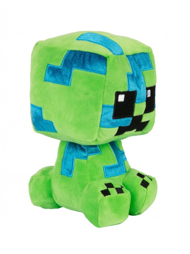 фото Мягкая игрушка crafter charged creeper, 23 см minecraft